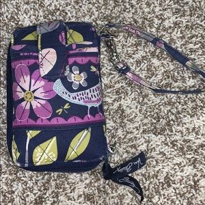 VERA BRADLEY floral wristlet!